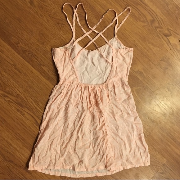 Abercrombie & Fitch Beaded Pink Strappy Dress - Picture 3 of 4